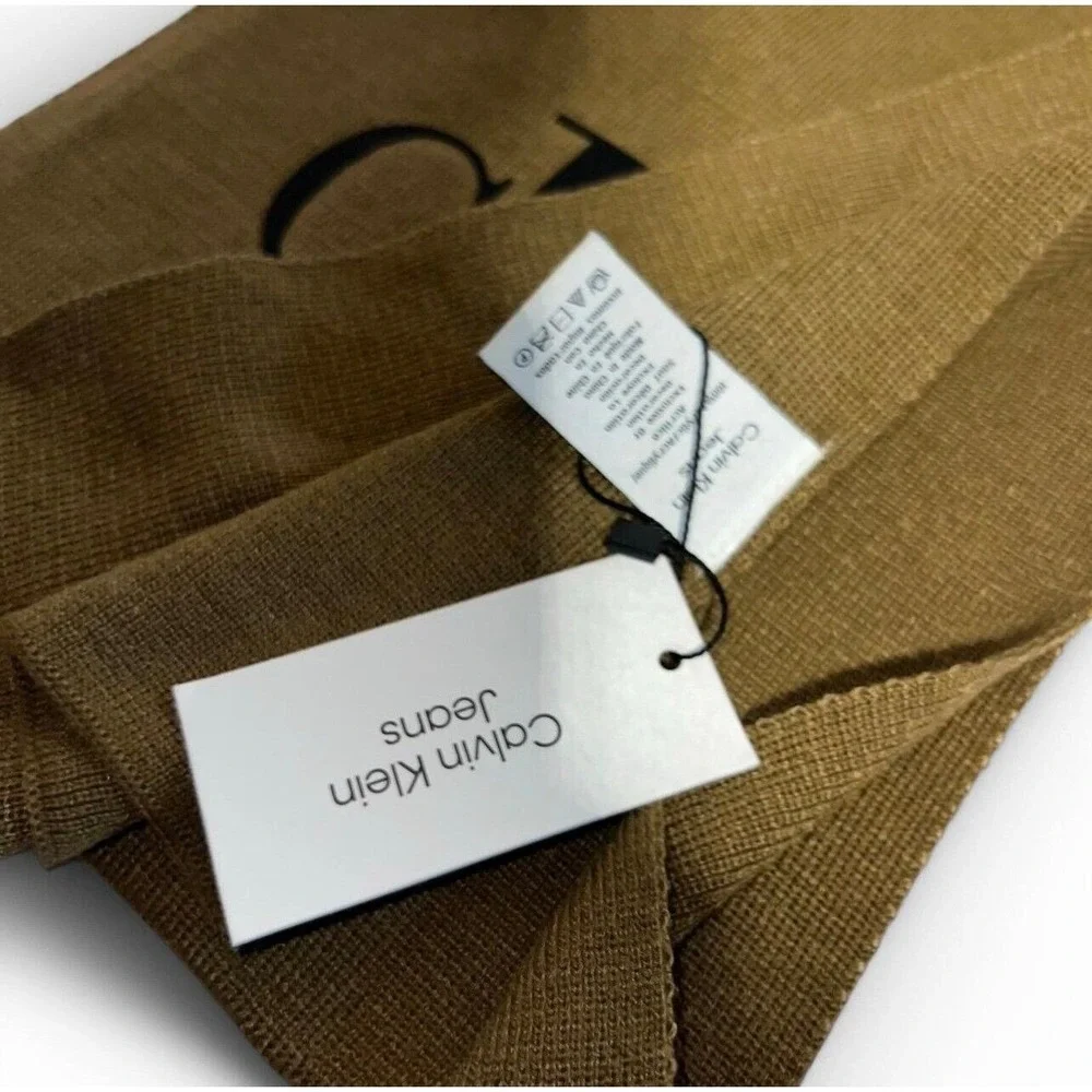 Calvin‎ Klein Jeans Winter Accessories Scarf Copper Brown